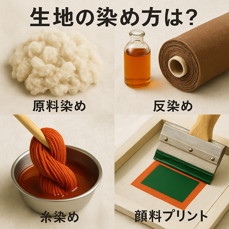 生地の染め方